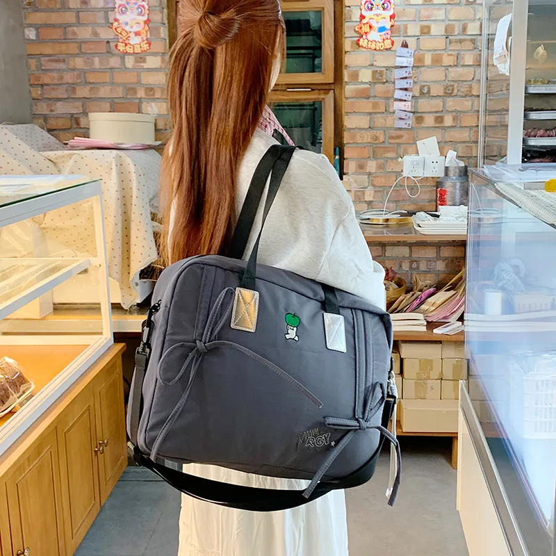 XIANGSU Nylon Fabric Shoulder Bag, Crossbody Bag, Handbag Women's Multicolor-10