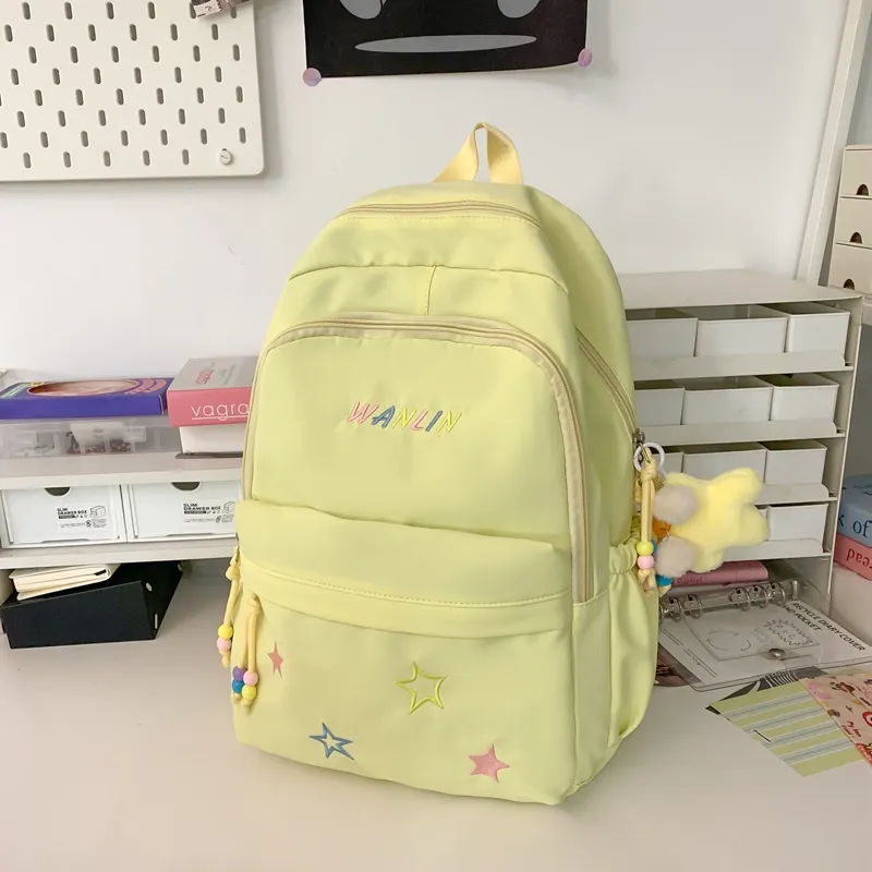 XIANGSU Nylon Backpack Unisex Multicolor-29