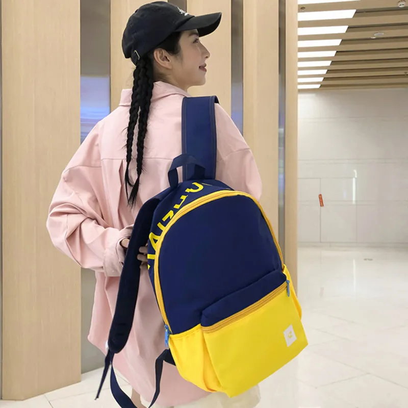 XIANGSU Nylon Backpack Women's Blue & Yellow/Pink & Blue/Pink/Red-3