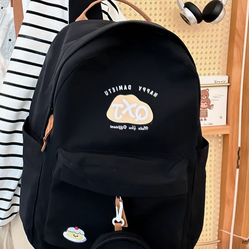 XIANGSU Nylon Fabric Backpack Women's Multicolor-9