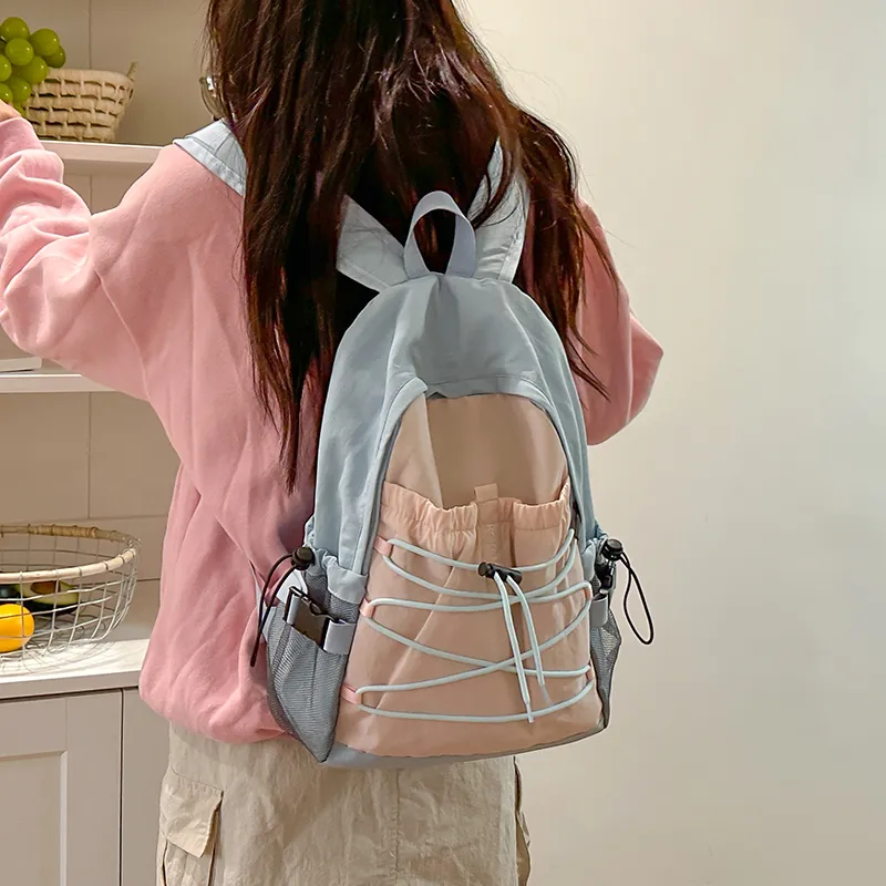 XIANGSU Nylon Backpack Unisex Multicolor-21