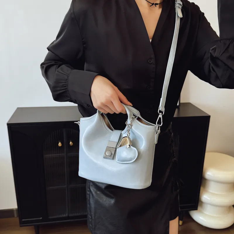 XIANGSU Pu Handbag, Shoulder Bag, Crossbody Bag Women's Black/White/Blue/Pink-10