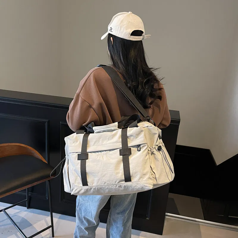 XIANGSU Canvas Bag Travel Bag Unisex Multicolor-19