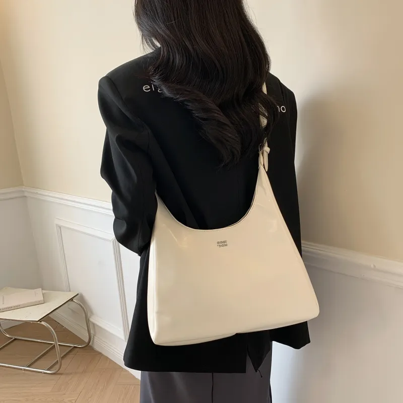 XIANGSU Pu Shoulder Bag Women's White/Silver/Black/Pink-4