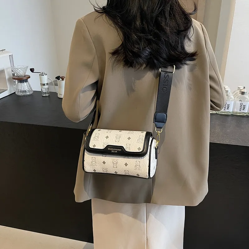 XIANGSU PU Crossbody Bag Shoulder Bag Regular Women's Pink/Black & White/Black/Ecru/Brown-8