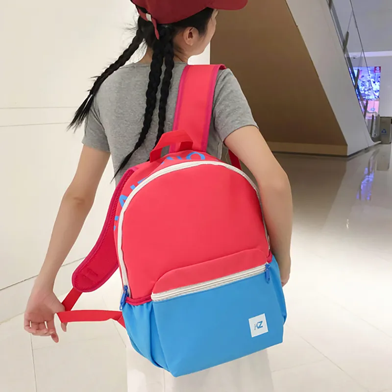 XIANGSU Nylon Backpack Women's Blue & Yellow/Pink & Blue/Pink/Red-8