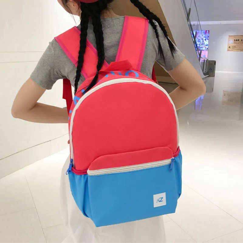 XIANGSU Nylon Backpack Women's Blue & Yellow/Pink & Blue/Pink/Red-9