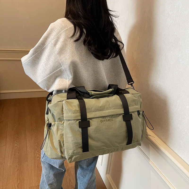 XIANGSU Canvas Bag Travel Bag Unisex Multicolor-3