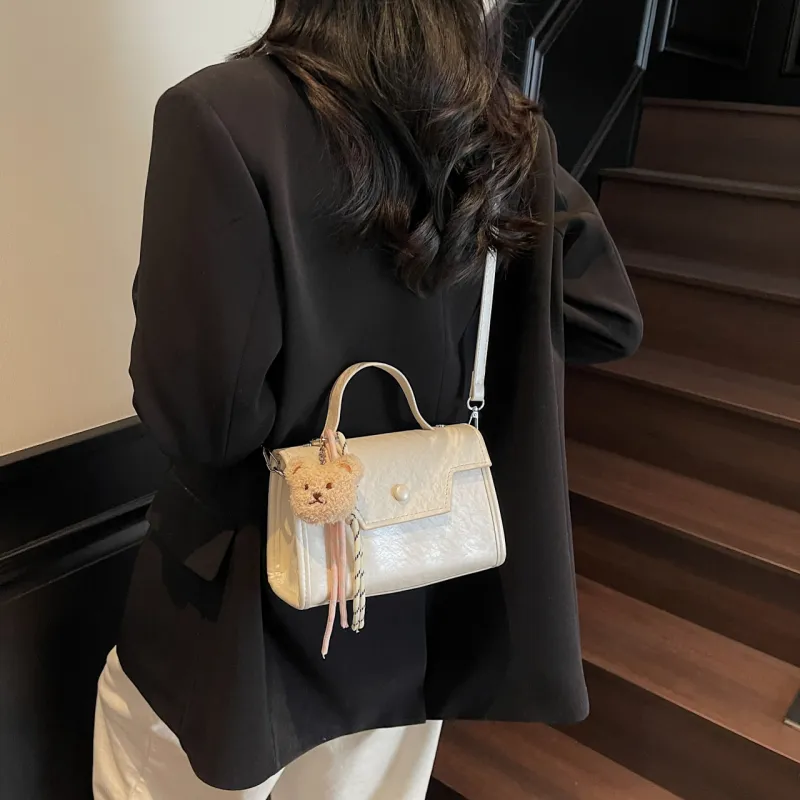 XIANGSU PU Handbag Women's White/Silver/Black/Yellow/Pink-3