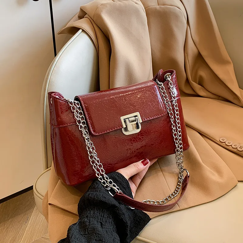 XIANGSU PU Shoulder Bag Women's Ecru/Silver/Black/Red/Pink/Brown-19