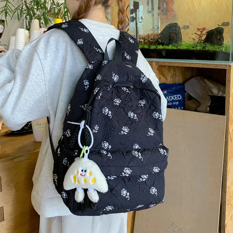 XIANGSU Nylon Backpack Women's Multicolor-26