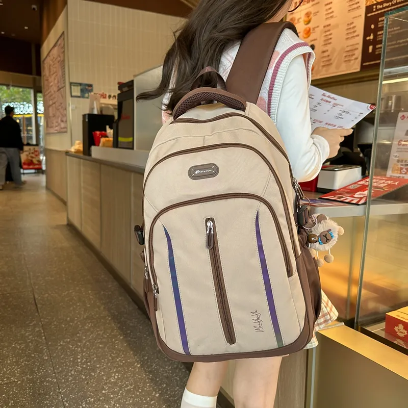 XIANGSU Nylon Backpack Unisex Multicolor-28
