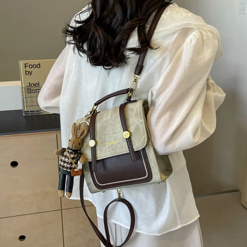 XIANGSU PU Backpack Women's Multicolor-13