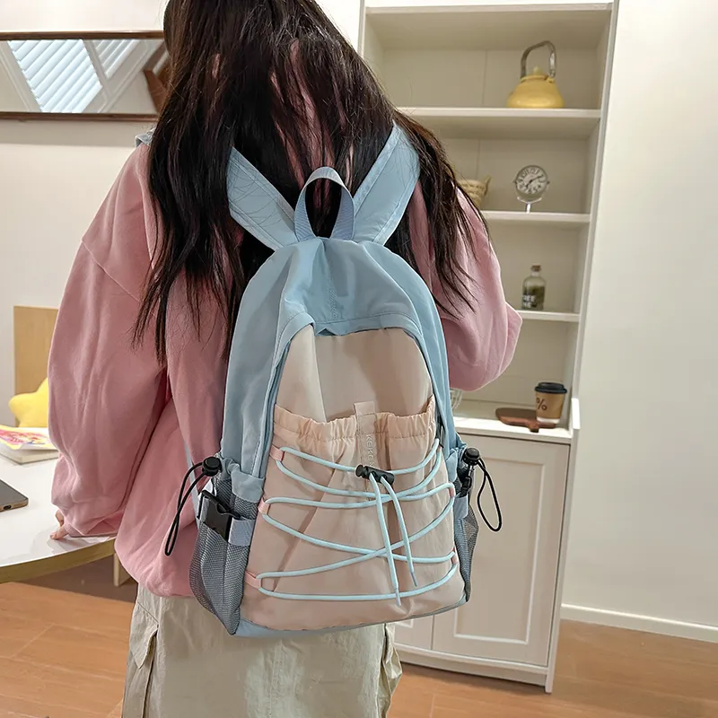 XIANGSU Nylon Backpack Unisex Multicolor-23