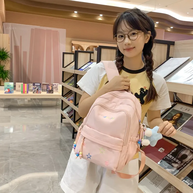 XIANGSU Nylon Backpack Unisex Multicolor-27
