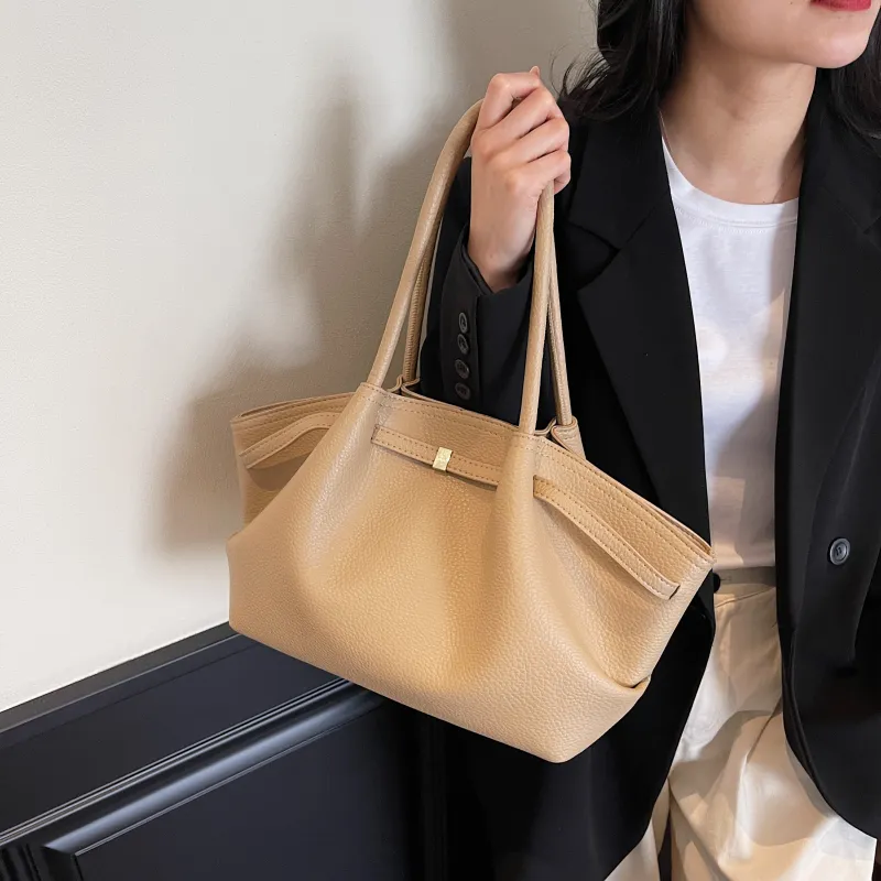 XIANGSU Pu Shoulder Bag Regular Women's White/Black/Red/Khaki/Coffee-23