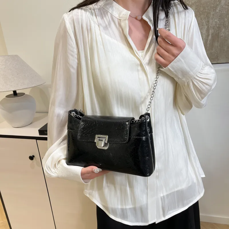 XIANGSU PU Shoulder Bag Women's Ecru/Silver/Black/Red/Pink/Brown-17