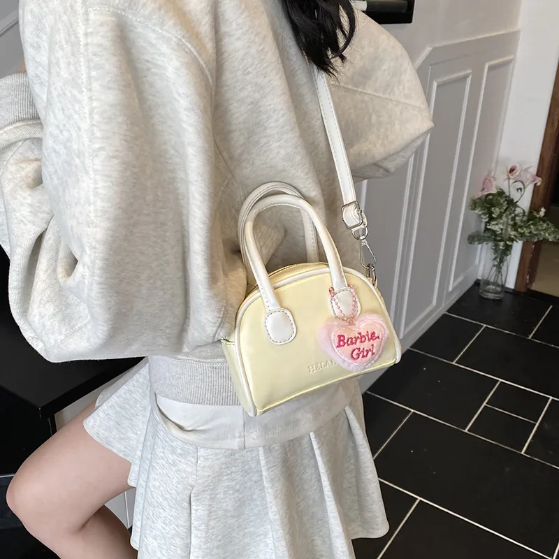 XIANGSU PU Crossbody One Shoulder Handbag Women's Yellow/Black/Pink/Red/White-3
