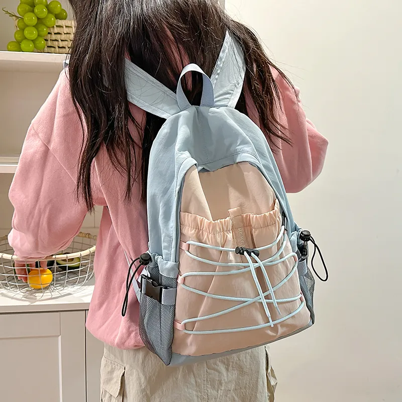 XIANGSU Nylon Backpack Unisex Multicolor-20