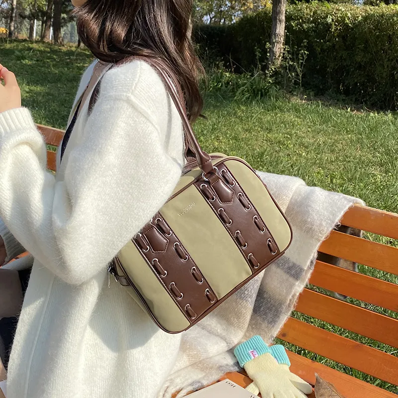 XIANGSU PU One Shoulder Handbag Women's Multicolor-6