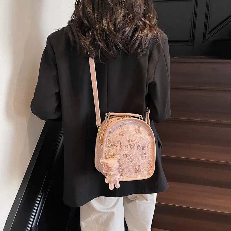 XIANGSU PU Backpack Women's Multicolor-5