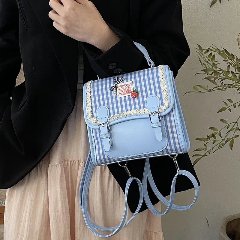 XIANGSU PU Backpack Women's Multicolor-1