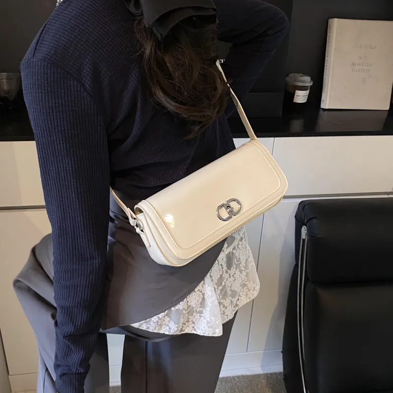 XIANGSU PU Shoulder Bag Regular Women's White/Silver/Black/Pink/Green/Red-4