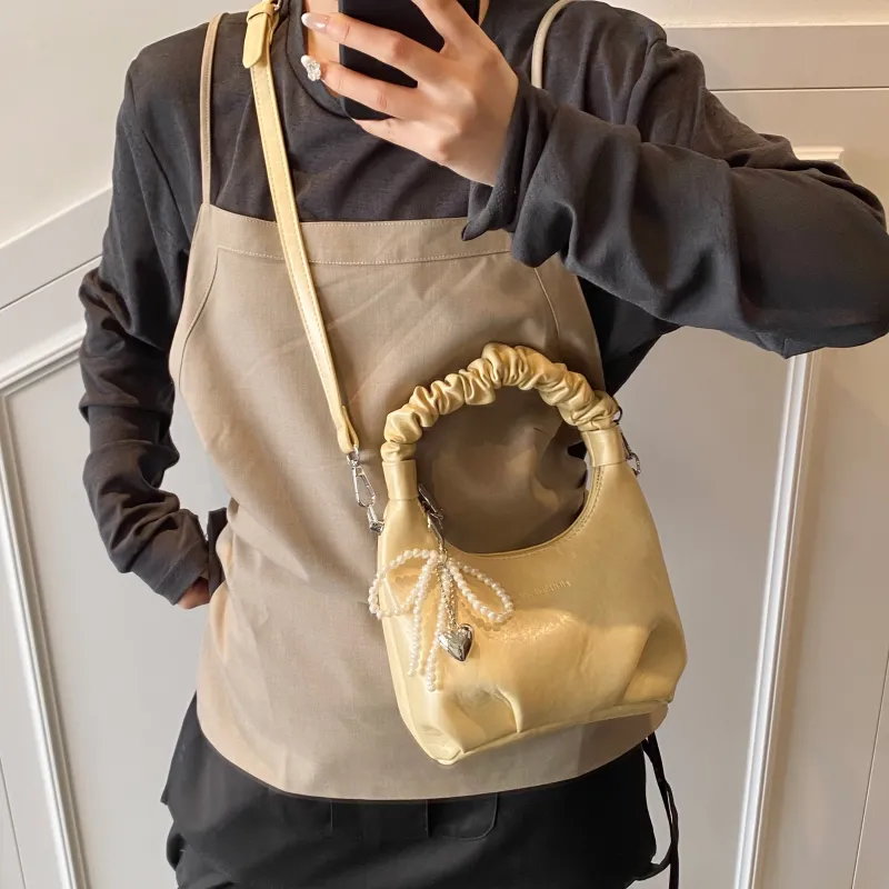 XIANGSU PU Handbag Women's White/Yellow/Blue/Pink-11