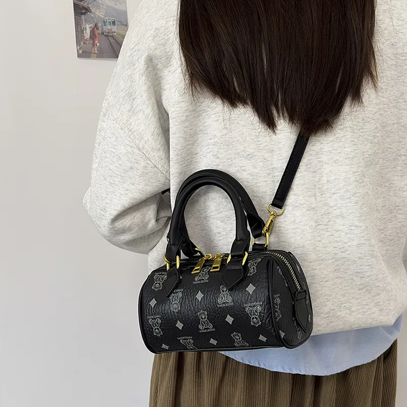 XIANGSU PU Boston Bag, Shoulder Bag, Crossbody Bag, Handbag Regular Women's Multicolor-5