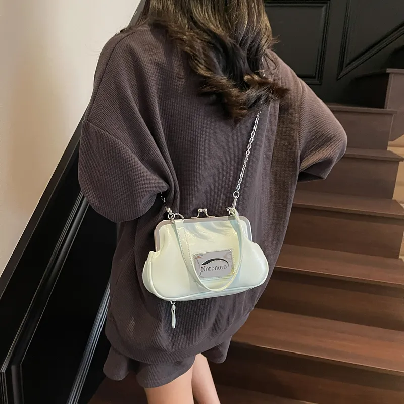 XIANGSU PU Shoulder Bag Regular Women's Pink/Blue/White/Silver/Black-9