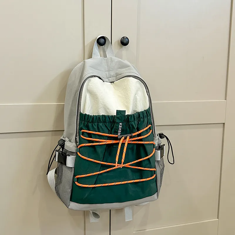 XIANGSU Nylon Backpack Unisex Multicolor-12