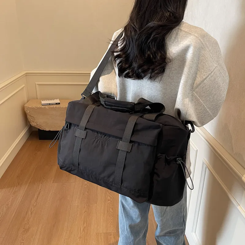 XIANGSU Canvas Bag Travel Bag Unisex Multicolor-13