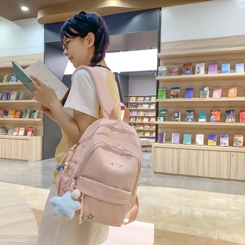 XIANGSU Nylon Backpack Unisex Multicolor-23