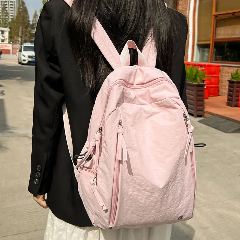 XIANGSU Nylon Backpack Unisex Multicolor-7