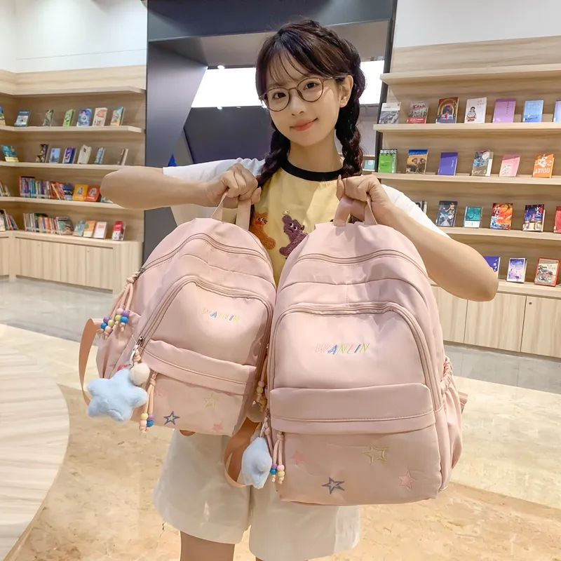 XIANGSU Nylon Backpack Unisex Multicolor-21