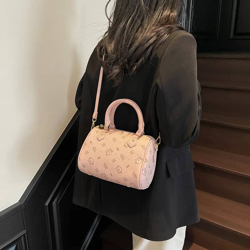 XIANGSU PU Shoulder Bag Regular Women's Brown/Ecru/Pink/Black-16