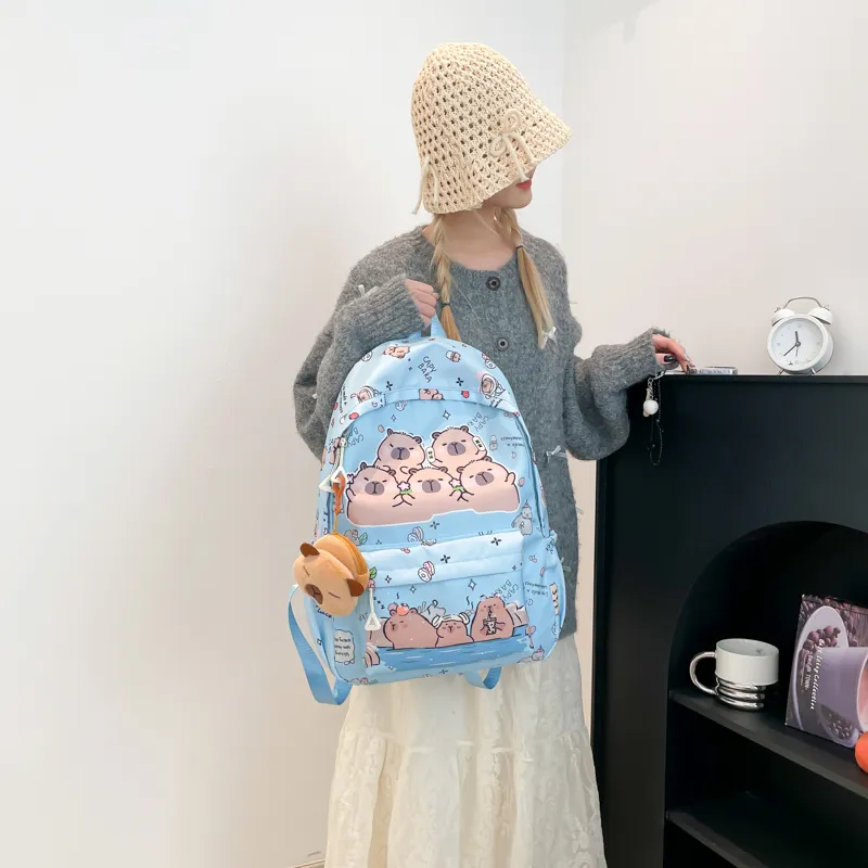 XIANGSU Canvas Backpack Women's Multicolor-1