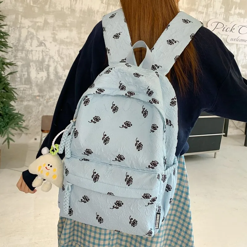 XIANGSU Nylon Backpack Women's Multicolor-11