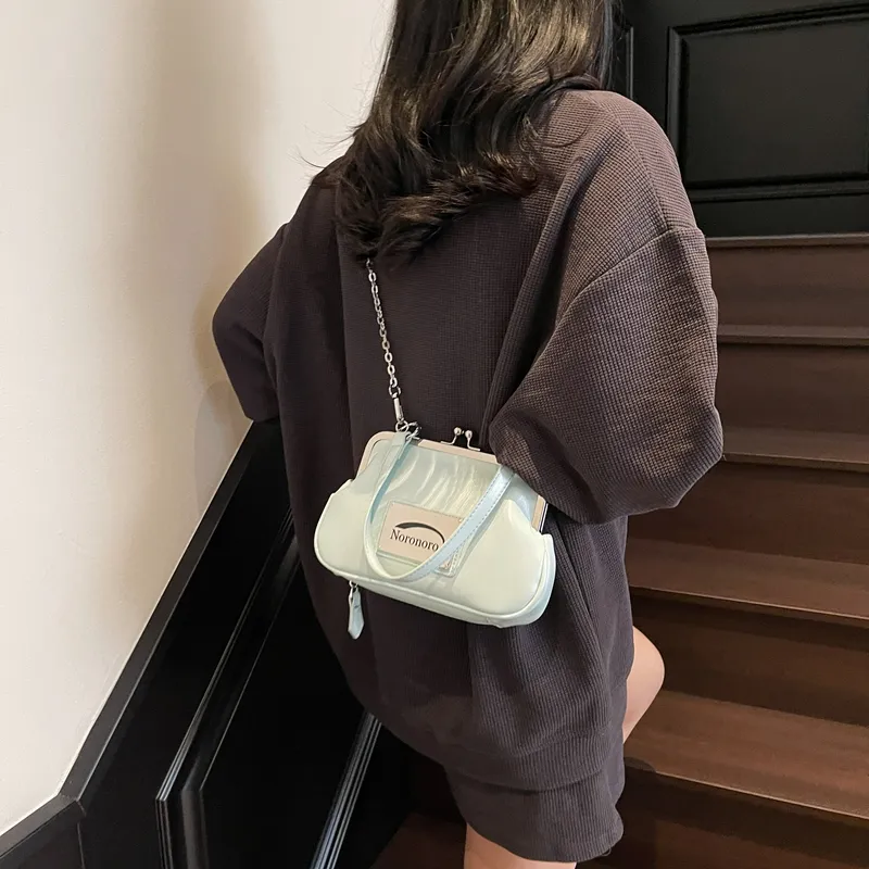 XIANGSU PU Shoulder Bag Regular Women's Pink/Blue/White/Silver/Black-7
