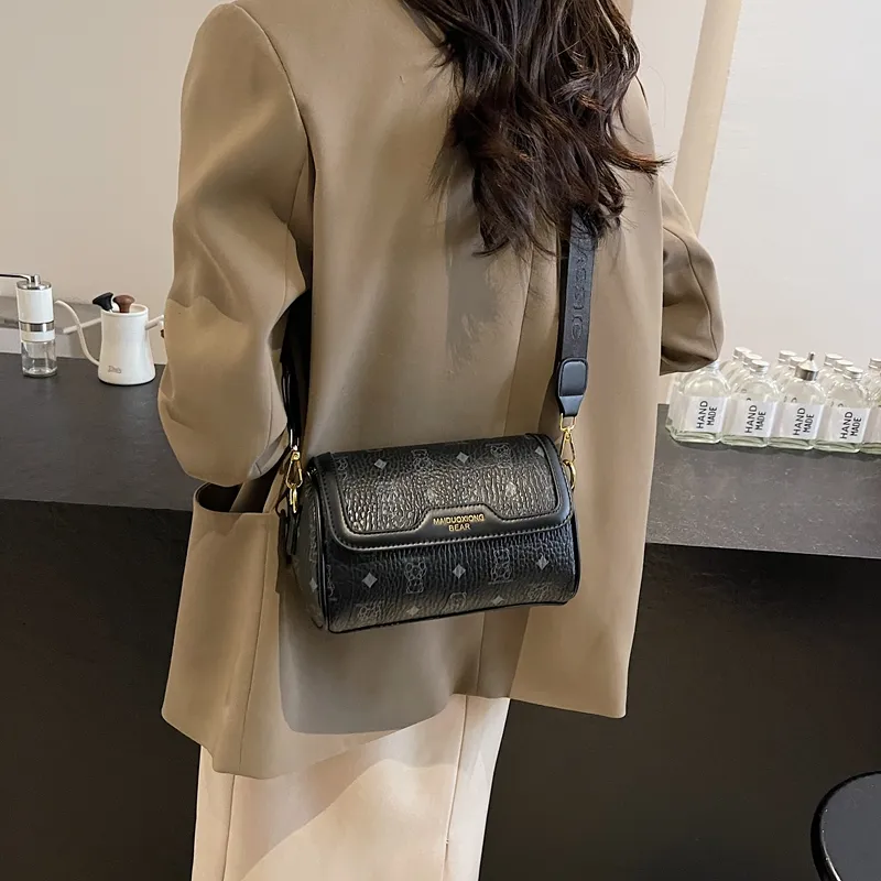 XIANGSU PU Crossbody Bag Shoulder Bag Regular Women's Pink/Black & White/Black/Ecru/Brown-11