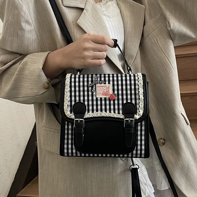 XIANGSU PU Backpack Women's Multicolor-19