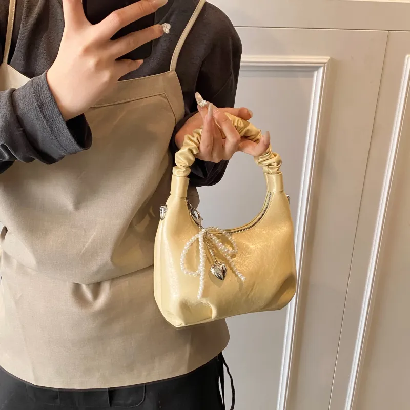 XIANGSU PU Handbag Women's White/Yellow/Blue/Pink-7