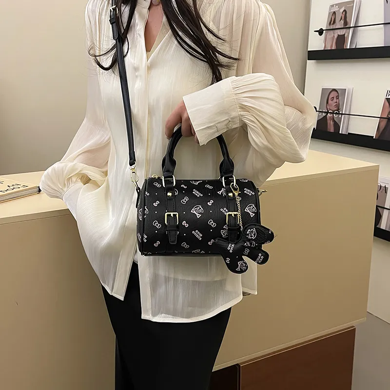 XIANGSU PU Boston Bag, One Shoulder Handbag Regular Women's Multicolor-2