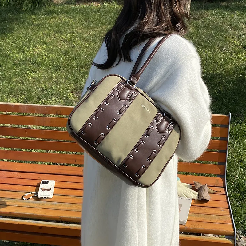 XIANGSU PU One Shoulder Handbag Women's Multicolor-5