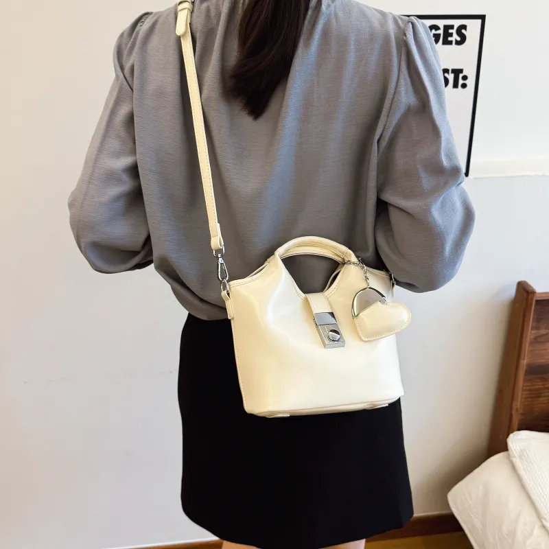 XIANGSU Pu Handbag, Shoulder Bag, Crossbody Bag Women's Black/White/Blue/Pink-7