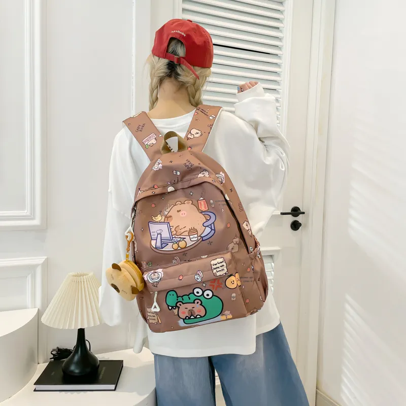 XIANGSU Canvas Backpack Women's Multicolor-28