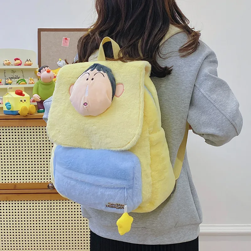 XIANGSU Plush Backpack Regular Women's Multicolor-11