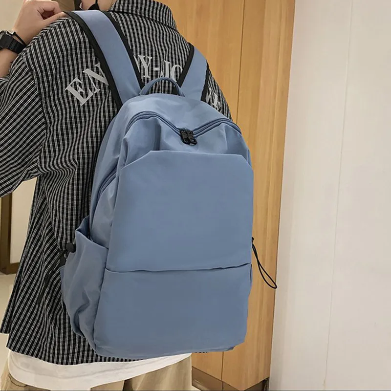 XIANGSU Nylon Backpack Unisex White/Black/Blue/Green-11