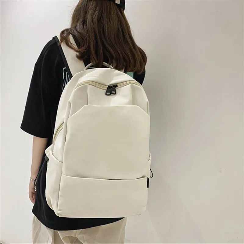 XIANGSU Nylon Backpack Unisex White/Black/Blue/Green-4