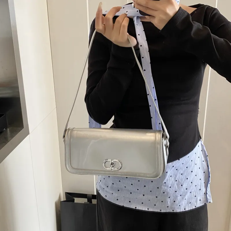 XIANGSU PU Shoulder Bag Regular Women's White/Silver/Black/Pink/Green/Red-7